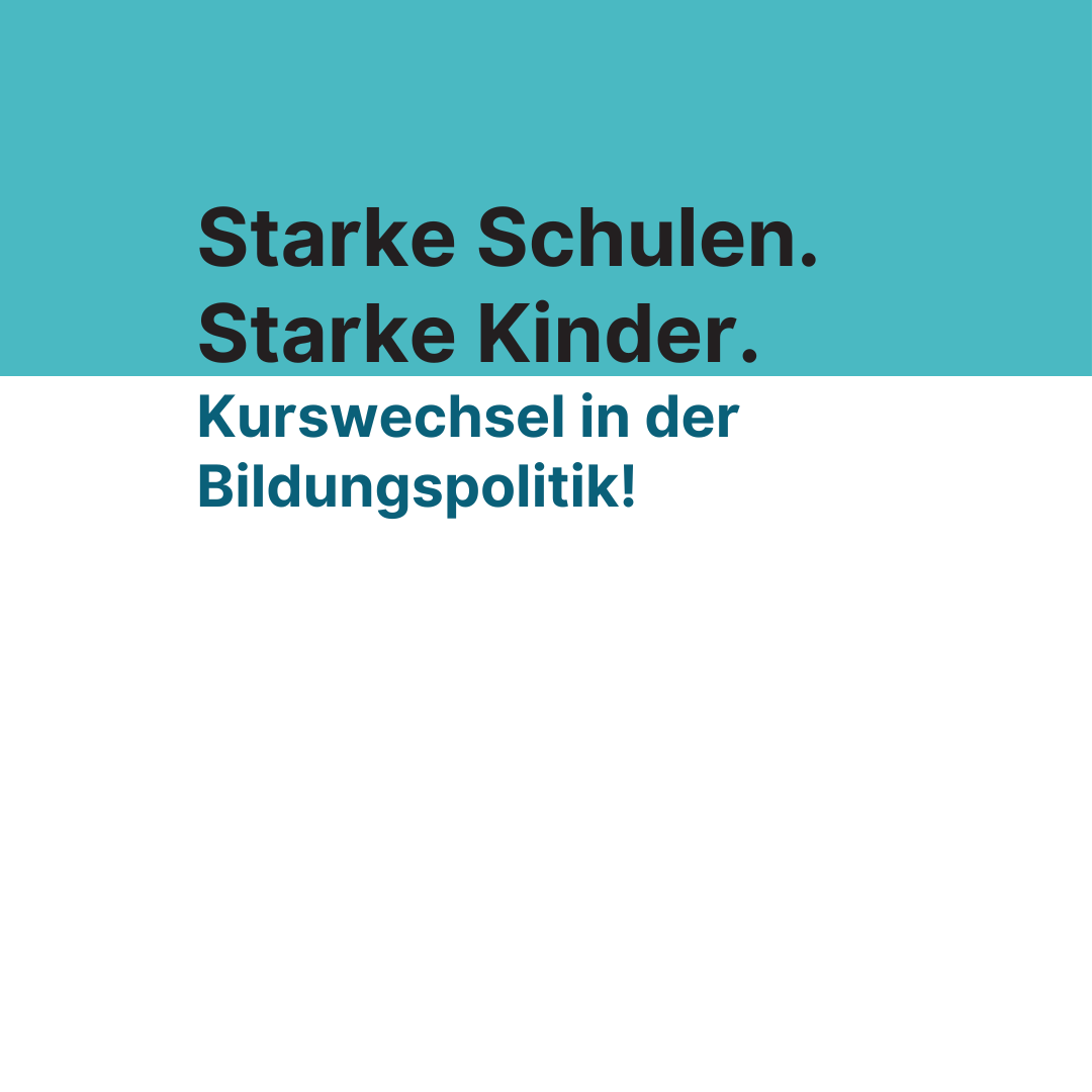 Podiumsdiskussion: „Starke Schulen, starke Kinder…