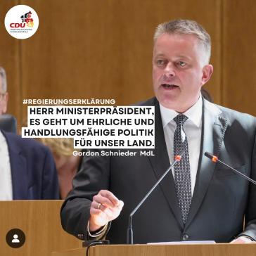 Erwiderung von Gordon Schnieder