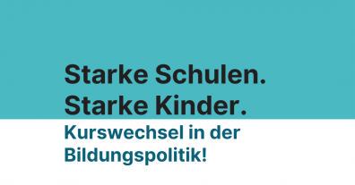 Podiumsdiskussion: „Starke Schulen, starke Kinder – Kurswechsel in der Bildungspolitik“